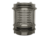 Navigator Solid Brass Wall Light in a Satin Nickel Finish, IP64 Rated - 09018