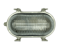 Navigator Standard Bulkhead Plain in a Satin Nickel Finish, IP64 Rated - 09107