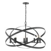 Nitya 8 Light Fitting in a Matt Black Finish - där NIT0822