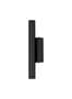 Nolana Up and Down Wall Light in a Black Finish IP54 Rated