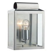 Notary Wall Light in Stainless Steel with Glass Panel Inserts IP44 - där NOT2144
