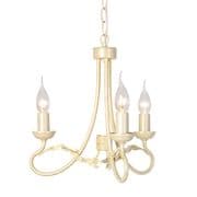 Olivia 3 Light Fitting in an Ivory Gold Finish - ELSTEAD OV3 IG