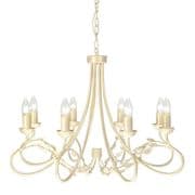Olivia 8 Light Fitting in an Ivory Gold Finish - ELSTEAD OV8 IG