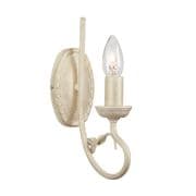 Olivia Single Wall Light in an Ivory Gold Finish - ELSTEAD OV1 IG