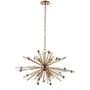 Orcia 8 Light Fitting in Antique Brass with Crystal Decoration - ENDON 90303