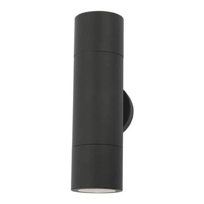 Ortega Up and Down Outdoor Wall Light in a Black Finish IP65 - där ORT3222