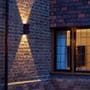 Oslo 255 Black Up & Down LED Wall Light IP65 - astro 1298007