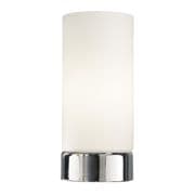 Owen Touch Lamp in Polished Chrome with an Opal Glass Shade - där OWE4050