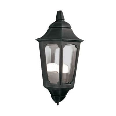 Parish Half Lantern in Die-Cast Aluminium finished in Black IP43 - ELSTEAD PR7 BK