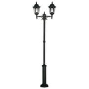 Parish Twin Lamppost in Die-Cast Aluminium finished in Black IP44 - ELSTEAD PR8 BK