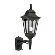 Parish Up Lantern in Die-Cast Aluminium finished in Black IP43 - ELSTEAD PR1 BK