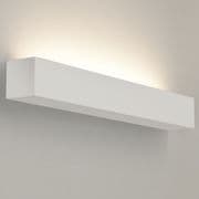 Parma 625 LED 2700k Rectangular White Plaster Wall Light / Uplighter - astro 1187027