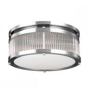 Paulson 4 Light Medium Flush in Polished Chrome and Glass, IP44 - FEISS FE/PAULSON/F/M
