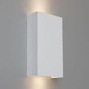 Pella 190 Rectangular Plaster Up & Down Wall Light - astro 1315002