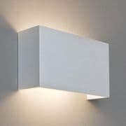 Pella 325 Rectangular Plaster Up & Down Wall Light - astro 1315001