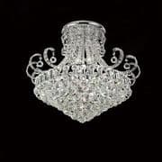 Plumley 12 Light in Polished Chrome with Stunning Crystal Decoration