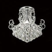Plumley 9 Light in Polished Chrome with Stunning Crystal Decoration