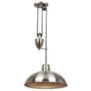 Polka Rise and Fall Pendant in a Satin Nickel Finish - ENDON POLKA-SN