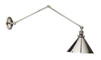 Provence Grande Flexible Wall Light in Polished Nickel - ELSTEAD PV/GWP PN