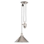 Provence Rise and Fall Pendant finished in Polished Nickel - ELSTEAD PV/P PN