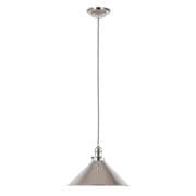 Provence Single Pendant finished in Polished Nickel - ELSTEAD PV/SP PN