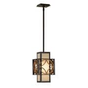 Remy Mini Pendant in Bronze and Gold with a Bronze Organza Shade - FEISS FE/REMY/P/C