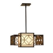Remy Pendant in Bronze and Gold with a Bronze Organza Shade - FEISS FE/REMY/P/B