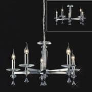 Rostherne 5 Light Fitting in Polished Chrome and Crystal Decoration
