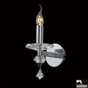 Rostherne Wall Light in Polished Chrome and Crystal Decoration