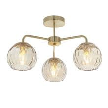 Satin Brass/Antique Gold Ceiling Lights