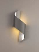 Soay Small LED Wall Light in an Anthracite and Polished Chrome Finish