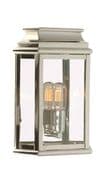 St Martins Solid Brass Half Lantern in a Polished Nickel Finish IP44 - ELSTEAD ST MARTINS PN