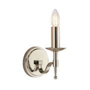 Stanford Single Wall Light in a Polished Chrome Finish - ENDON CA1W1N
