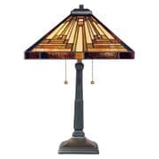 Stephen Table Lamp in Vintage Bronze and Tiffany Glass - QUOIZEL QZ/STEPHEN/TL
