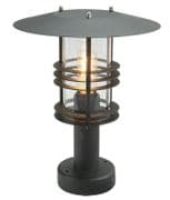 Stockholm Pedestal finished in Black IP54 - NORLYS ST3 BLACK