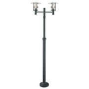 Stockholm Twin Post finished in Black IP54 - NORLYS ST6 BLACK