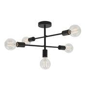 Studio 6 Light Fitting in a Black Finish - ENDON 79502