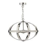 Symbol 3 Light Pendant in a Satin Chrome Finish - där SYM0346