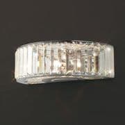 Tilston Wall Light in Polished Chrome and Crystal