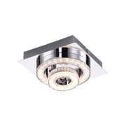 Treplin LED Ceiling Flush / Wall Light in Polished Chrome
