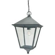 Turin Grande Porch Lantern in Die-Cast Aluminium finished in Black IP54 - NORLYS TG8 BLACK