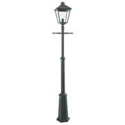 Turin Grande Single Lamppost in Die-Cast Aluminium finished in Black IP54 - NORLYS TG5 BLACK