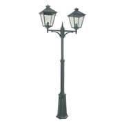 Turin Grande Twin Lamppost in Die-Cast Aluminium finished in Black IP54 - NORLYS TG6 BLACK