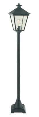 Turin Pillar in Die-Cast Aluminium finished in Black IP54 - NORLYS T4 BLACK