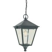 Turin Porch Lantern in Die-Cast Aluminium in a Black finish IP54 - NORLYS T8 BLACK