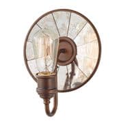 Urban Renewal Single Wall Light in Astral Bronze and Mirror Glass - FEISS FE URBANRWL/WB2