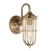 Urban Renewal Single Wall Light in Dark Antique Brass - FEISS FE/URBANRWL/WB1