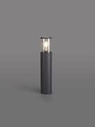 Vendeen Outdoor 45cm Post in an Anthracite Finish with a Clear Diffuser, IP54 Rated