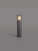 Vendeen Outdoor 45cm Post in an Anthracite Finish with a Smoked Diffuser, IP54 Rated