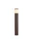 Vendeen Outdoor 65cm Post in a Matt Brown Finish with an Opal Diffuser, IP54 Rated